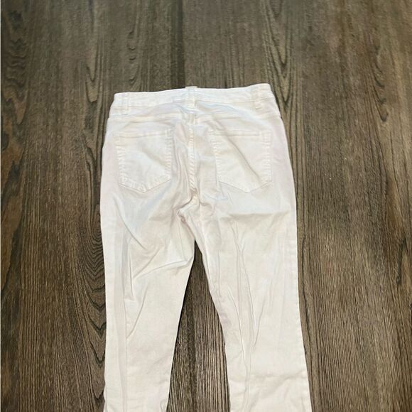 L.O.G.G H&M White Mid-Rise Skinny Jeans Size 8 - Picture 10 of 11